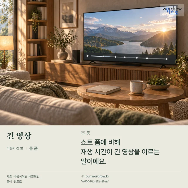 긴 영상 · 롱 폼 영상 미리보기