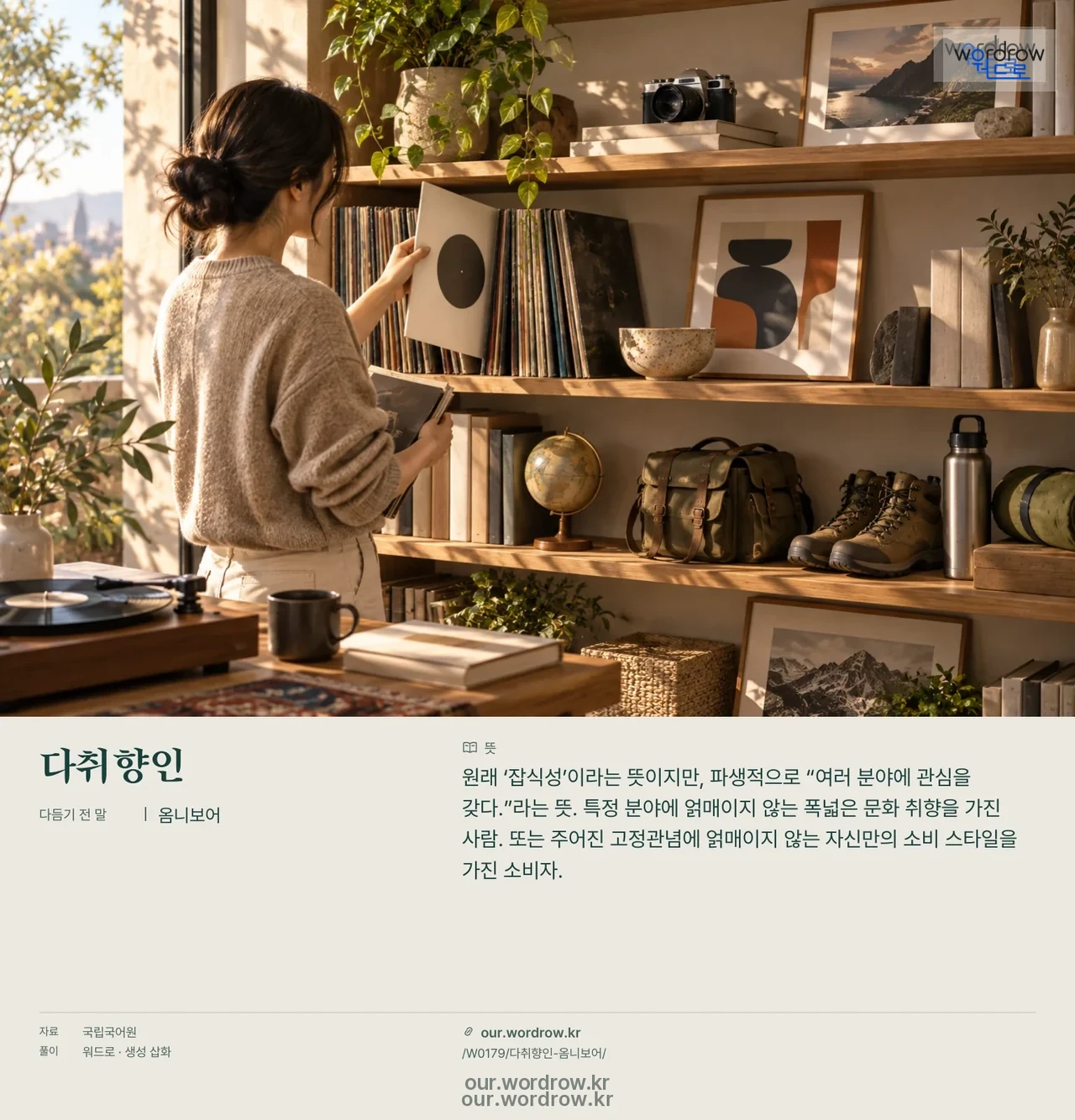 다취향인 · 옴니보어 영상 미리보기