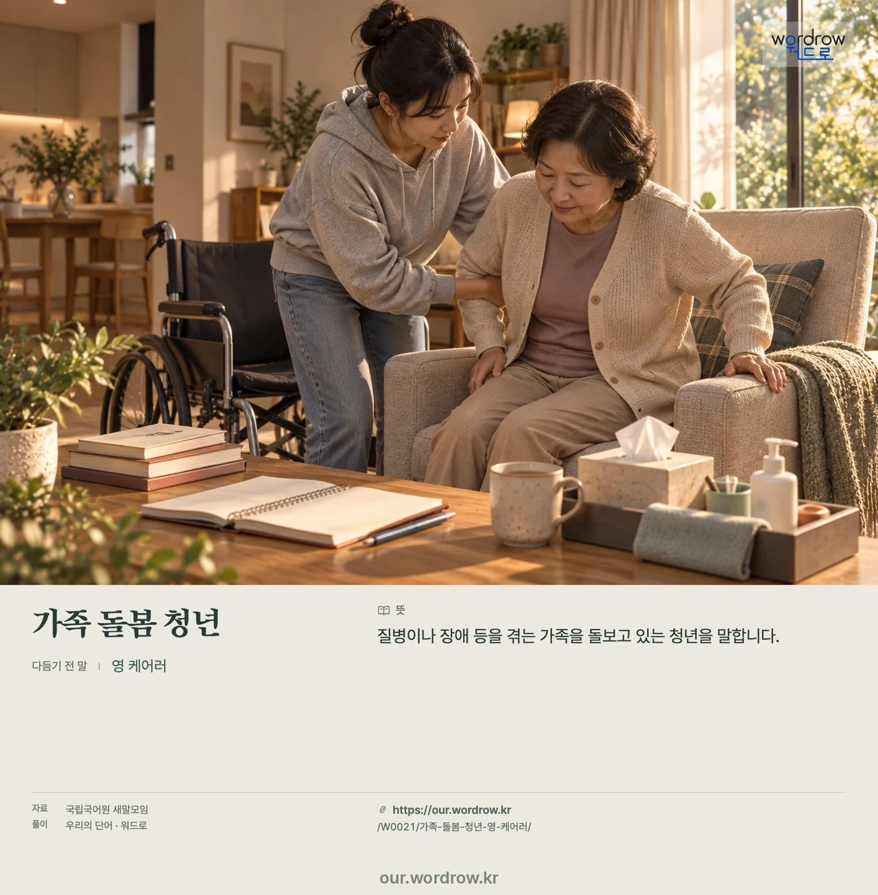 가족 돌봄 청년 · 영 케어러 영상 미리보기