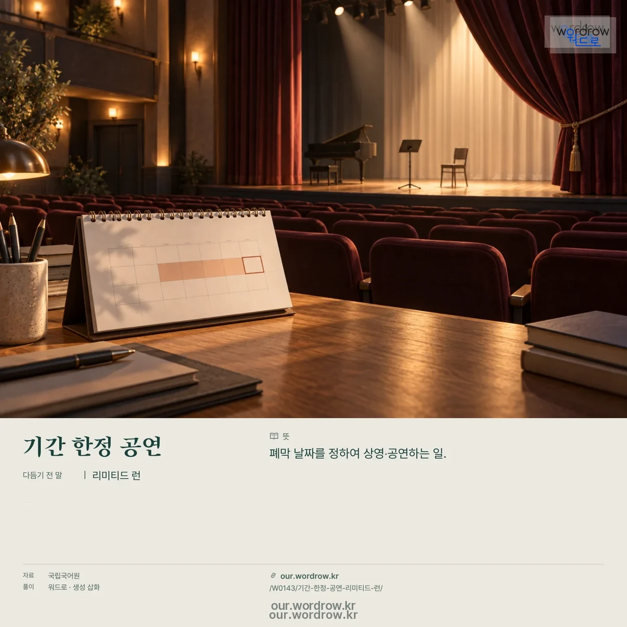 기간 한정 공연 · 리미티드 런 영상 미리보기