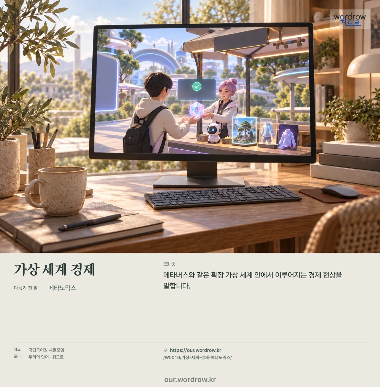 가상 세계 경제 · 메타노믹스 영상 미리보기