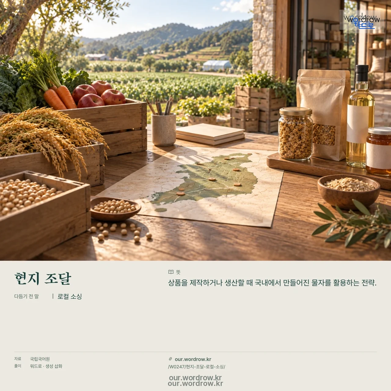 현지 조달 · 로컬 소싱 영상 미리보기