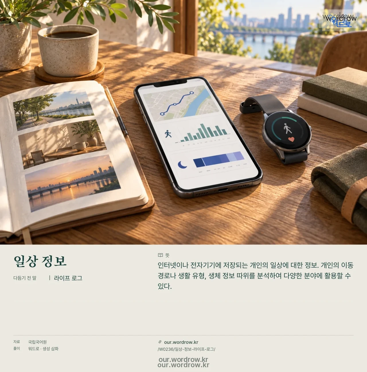 일상 정보 · 라이프 로그 영상 미리보기