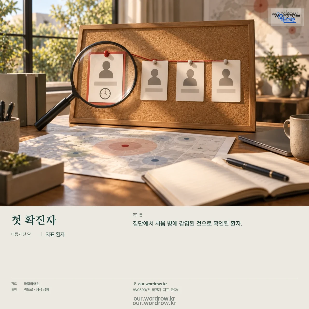 첫 확진자 · 지표 환자 영상 미리보기