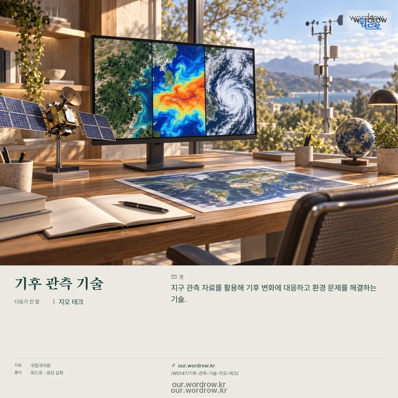 기후 관측 기술 · 지오 테크 영상 미리보기