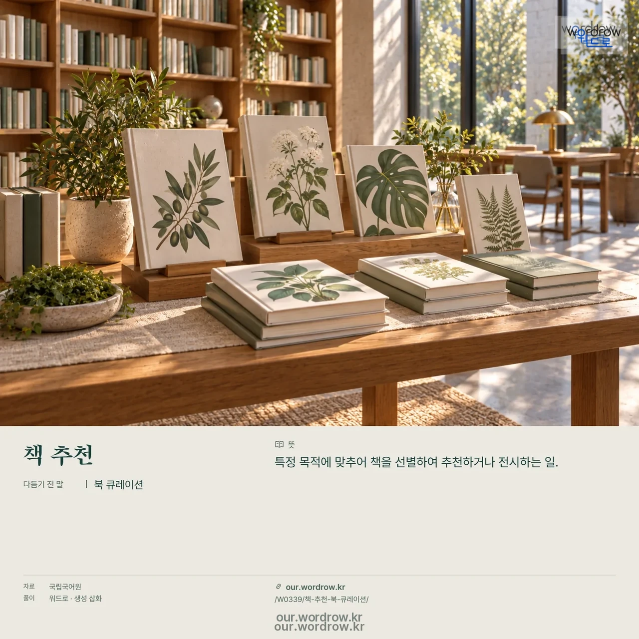 책 추천 · 북 큐레이션 영상 미리보기