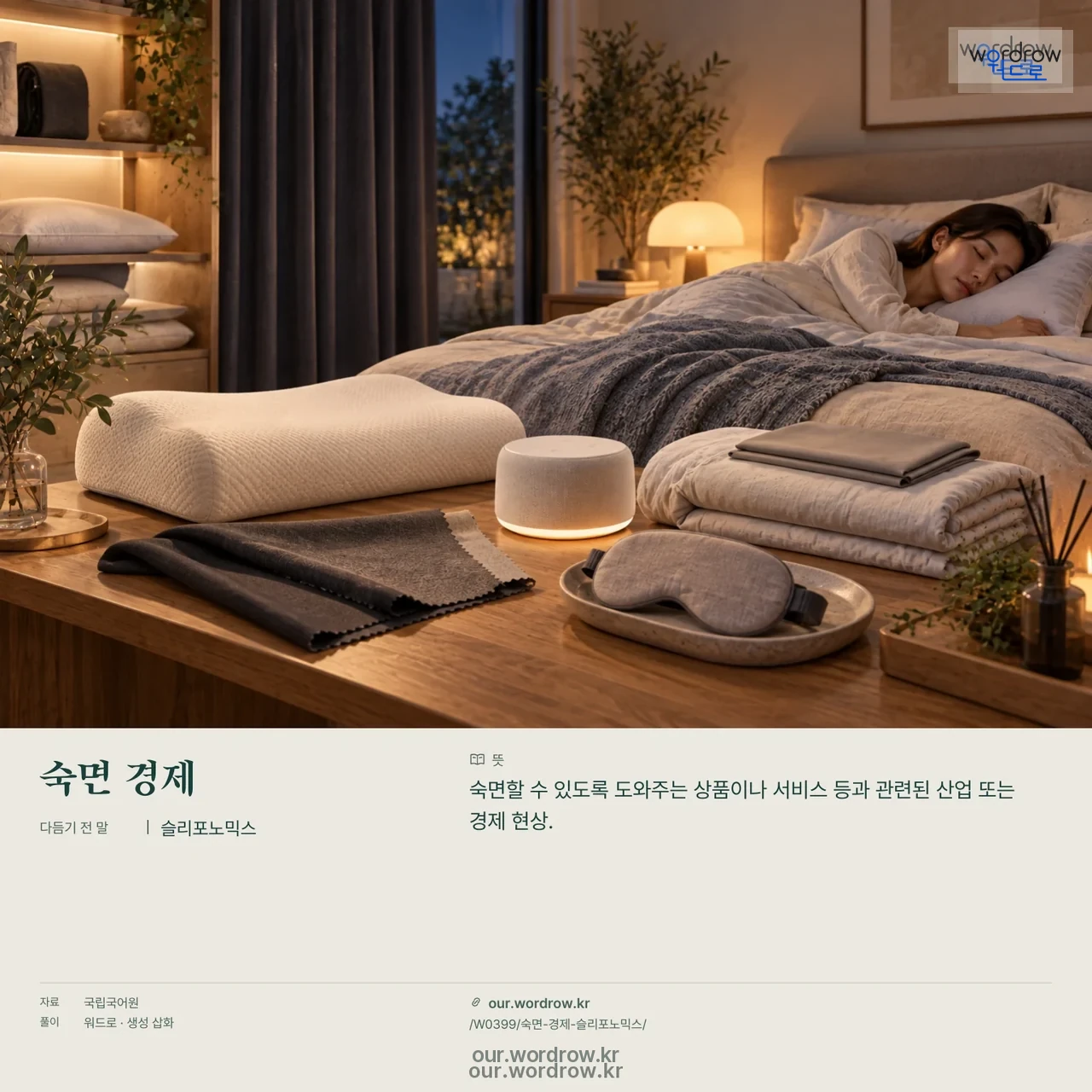 숙면 경제 · 슬리포노믹스 영상 미리보기