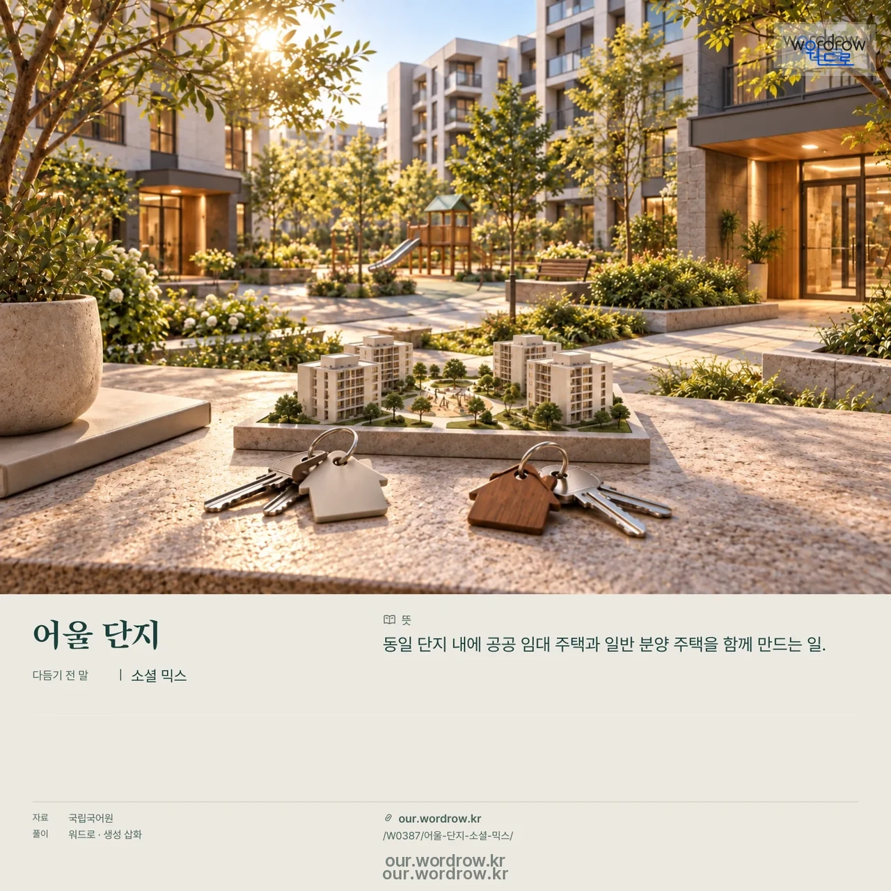어울 단지 · 소셜 믹스 영상 미리보기