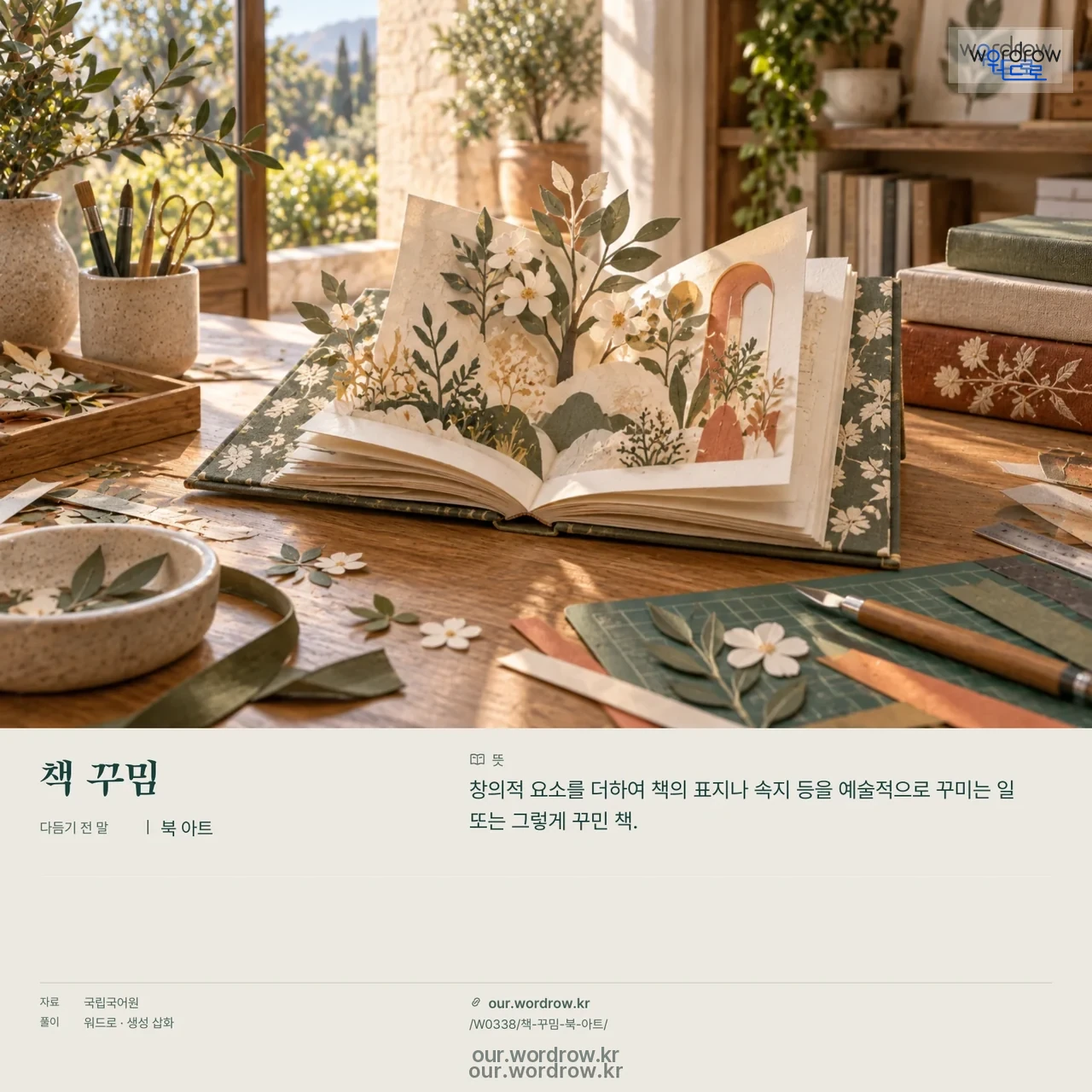 책 꾸밈 · 북 아트 영상 미리보기