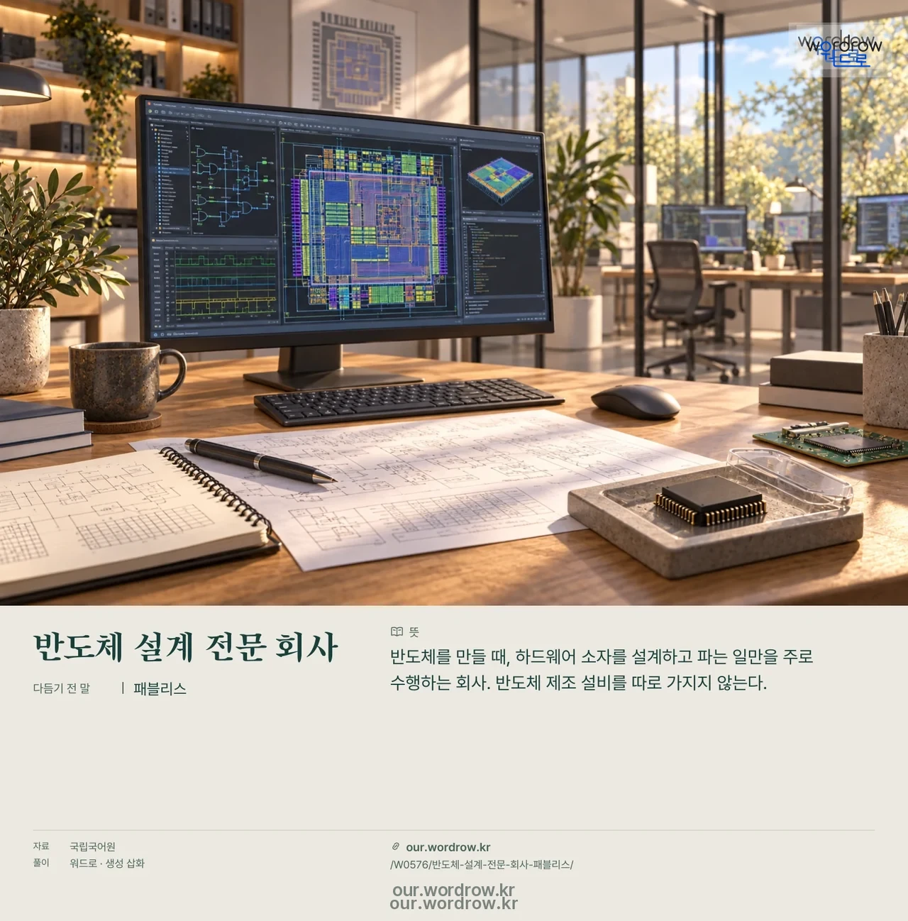 반도체 설계 전문 회사 · 패블리스 영상 미리보기
