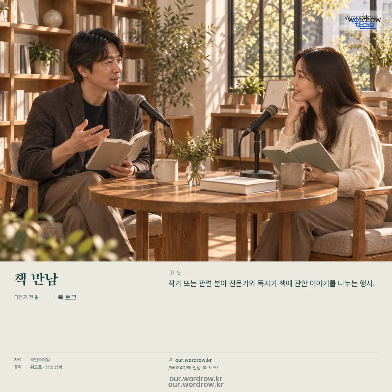 책 만남 · 북 토크 영상 미리보기