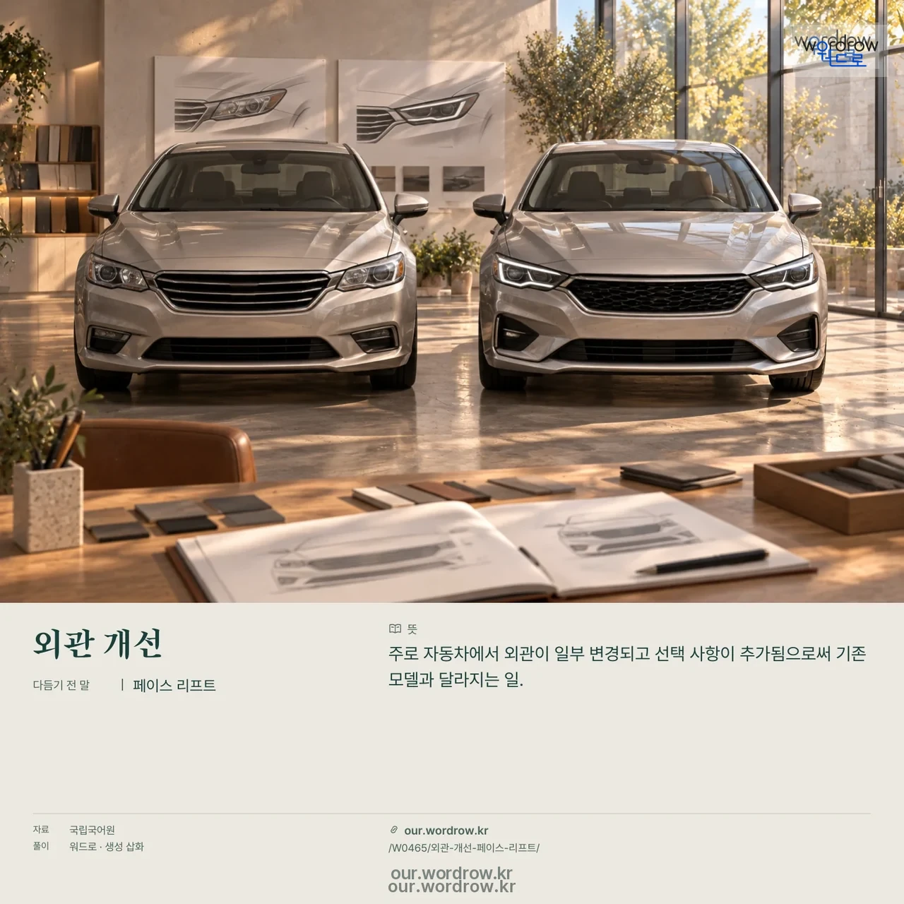 외관 개선 · 페이스 리프트 영상 미리보기
