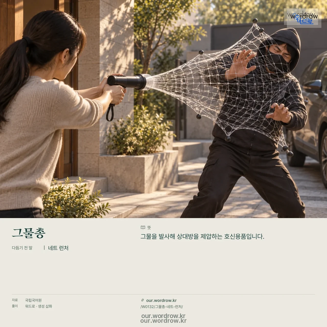 그물총 · 네트 런처 영상 미리보기