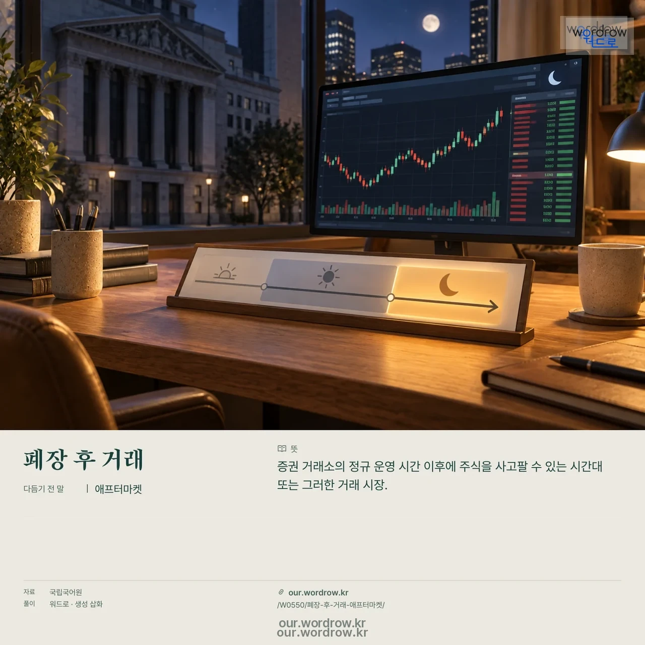 폐장 후 거래 · 애프터마켓 영상 미리보기