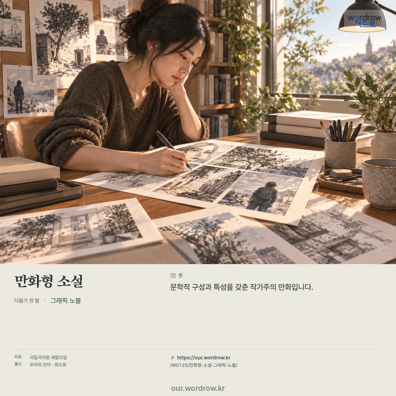 만화형 소설 · 그래픽 노블 영상 미리보기